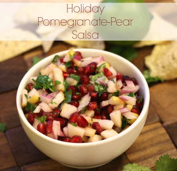 Holiday Pomegranate-Pear Salsa